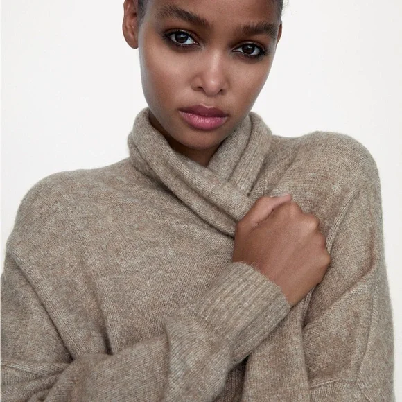 Zara Oversized Sweater Coat Size M - Picture 4 of 12